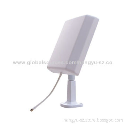 2.3-2.7GHz 12dBi Wall-mounted Antenna with 400MHz Bandwidth, 50W Maximum Power